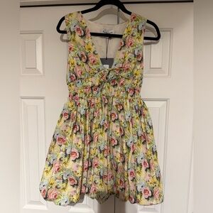 En Saison Floral Bubble Hem Dress